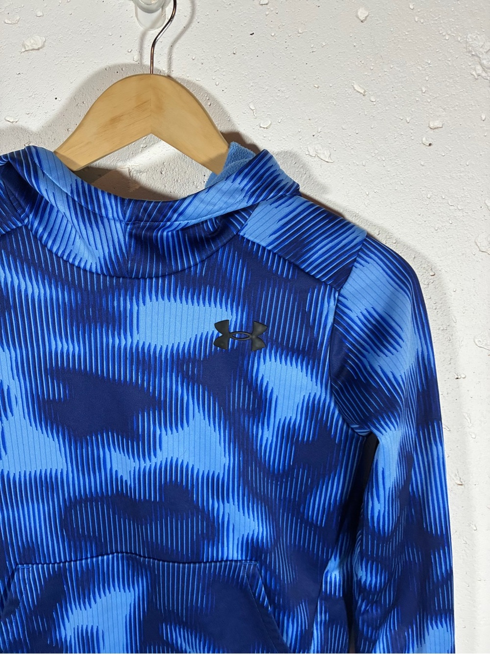 Under Armour Kids Blue Camo Hoodie